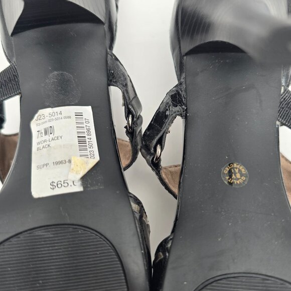 Worthington Lacy Ankle Strap Stiletto Heels Womens 7.5 - Picture 10 of 11